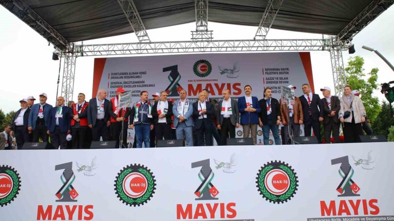Hak-İş Genel Başkanı Arslan: "1 Mayıs, işçi iradesinin ve insan olma onurunun yükseldiği gündür"