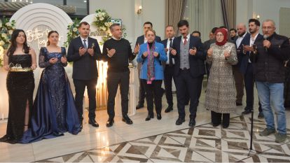 Merhum Ali Çatana'nın oğlu Emircan'ın Nişanına Ak Parti damgası